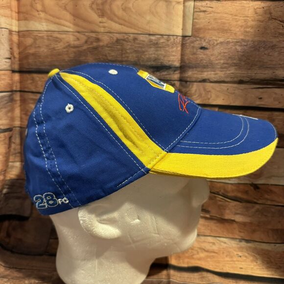 NAPA Racing Baseball Hat Cap Blue Yellow Adjustable Strapback NASCAR NHRA Fan - Picture 2 of 7